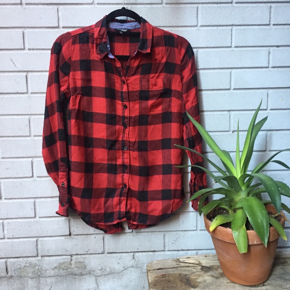 LUCKY BRAND BUFFALO PLAID FLANNEL 🌿